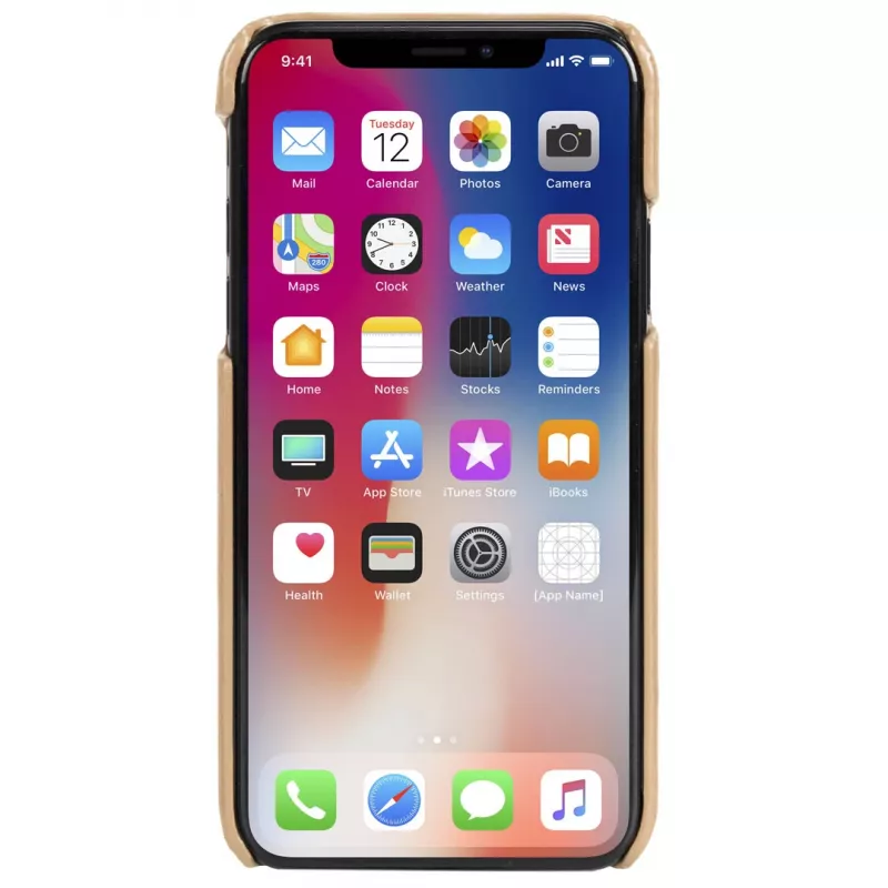Cover Krusell Sunne 2 Card Cover iPhone XS Max 16.5 cm Bēšs