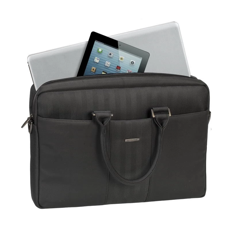 Portfelis Rivacase 8135 39.6 cm (15.6 collas) Melns