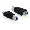 USB adapteris DeLOCK USB 3.0-B M uz USB 3.0-A FM 65179
