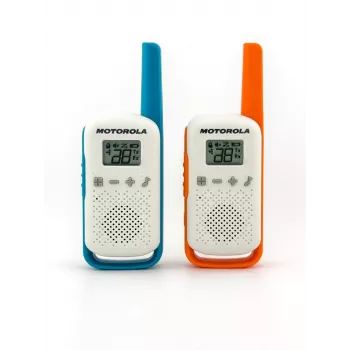 Motorola Talkabout T42 - rācija, 2 gab. (oranža-zila)