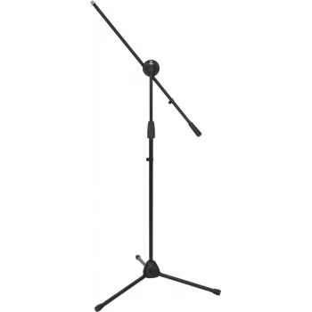 Mikrofona statīvs Omnitronic MS-4 Pro ar izlices sviru, melns