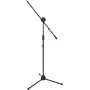 Mikrofona statīvs Omnitronic MS-4 Pro ar izlices sviru, melns