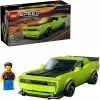 Konstruktora rotaļu auto LEGO Speed Champions Dodge Challenger SRT Hellcat 77237 — 390 detaļas, 1 minifigūra, vecumam 9+