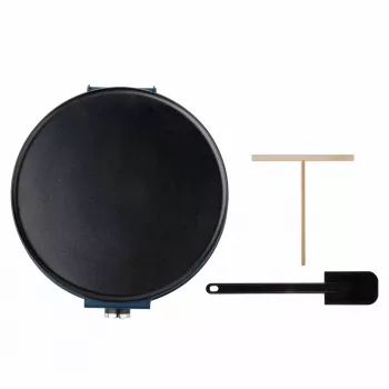 Krepu plīts JATA JECR1000 1200 W melna zila 30 cm