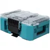 MAKTRAK Organizer compact, instrumentu kaste zila/caurspīdīga, caurspīdīgs vāks