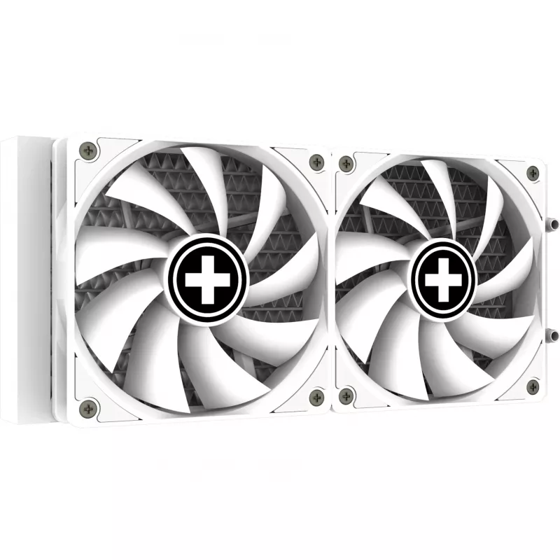 Universāls šķidruma dzesētājs XILENCE Performance A+ XC974 — 240mm radiators, 300W TDP, balta, ARGB