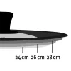 Hama 111545 pannas vāks melns, caurspīdīgs