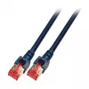 EFB-Elektronik RJ45 ielāpu vads Cat.6 S/FTP LSZH melns 0,25m Ražotājs: EFB Elektronik (K5515.0,25)