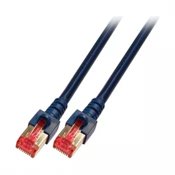 EFB-Elektronik RJ45 ielāpu vads Cat.6 S/FTP LSZH melns 0,25m Ražotājs: EFB Elektronik (K5515.0,25)