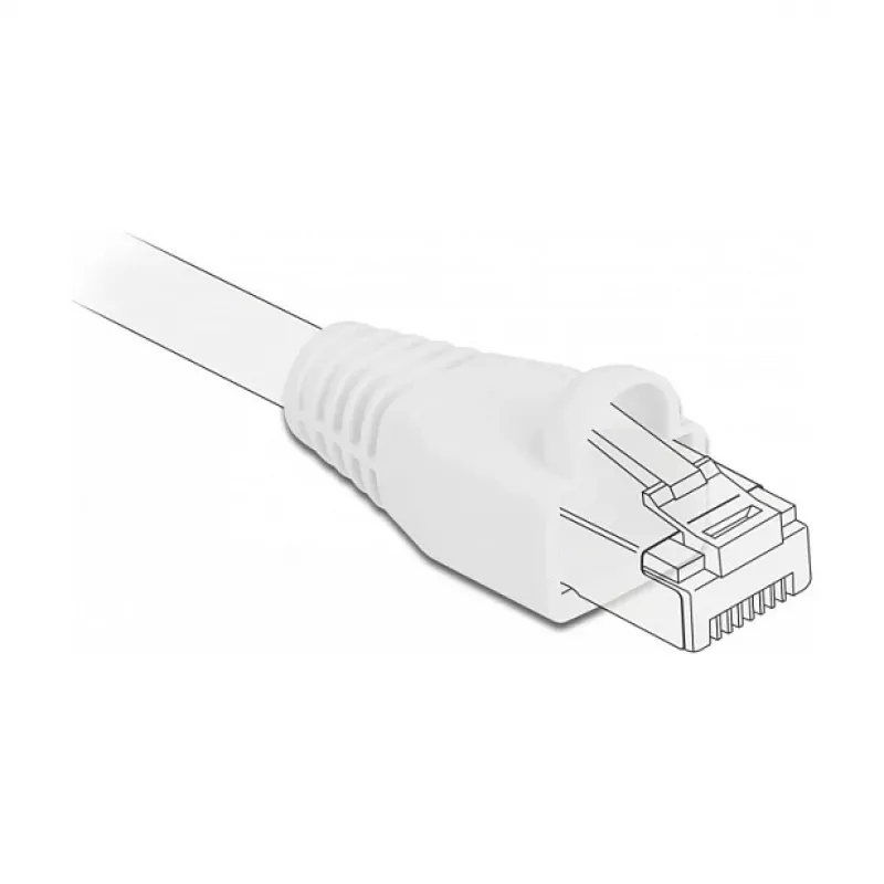 Kabeļa atslogošanas elements DeLOCK 86724 Balts 20 gab.