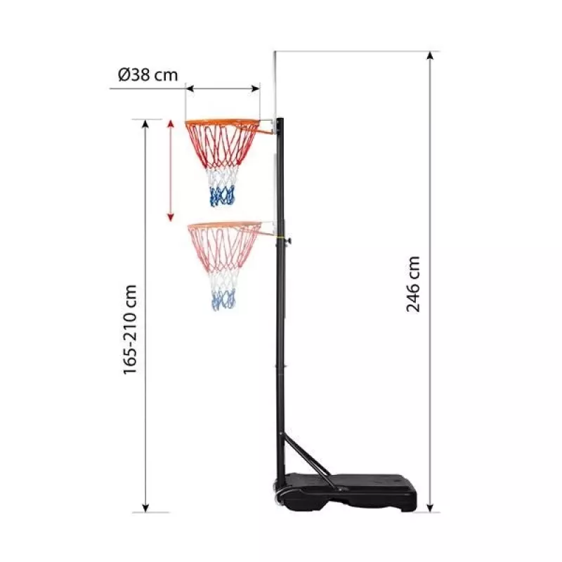 NILS ZDK018 - basketbola grozs
