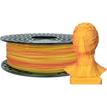 AzureFilm PLA 1,75mm DUAL NEON dzeltena - PINK 1kg - AZUREFILM 3D FILAMENT (P171-1912)