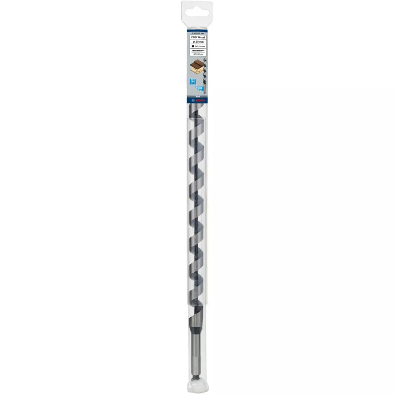 BOSCH PRO koka skrūvurbis, 20 mm — precīza urbšana kokā
