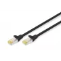 tīkla kabelis Digitus CAT 6A S/FTP RJ-45 7m Melns