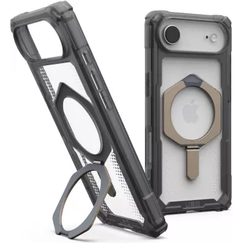 UAG Urban Armor Gear Plasma XTE MagSafe Kickstand Case | Apple iPhone Air | pelēks (caurspīdīgs)/titāna | 114525113136 (114525113136)