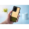 Tālruņa maciņš man and wood Galaxy S20 Ultra bambusa melns — aizsargājošs aizmugures vāciņš, dabīga bambusa ielaidums