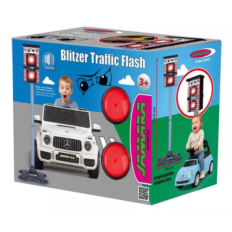 Traffic Flash Speed Camera Jamara 461850 ar reālistiskām funkcijām