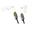 DisplayPort kabelis LogiLink CDA0100 1 m melns pelēks