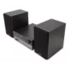 Mājas audio mikrosistēma Aiwa MSBTU-700DAB — 25W RMS, DAB+/FM, Bluetooth 10m, teknes CD, LED displejs, melna/Arktikas zila
