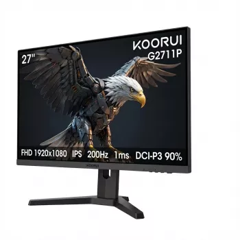27 collu Koorui G2711P IPS monitors — 1920x1080, 1ms reakcija