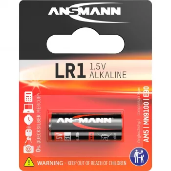 Vienreizējā baterija Ansmann 1,5 V sārma elements LR 1