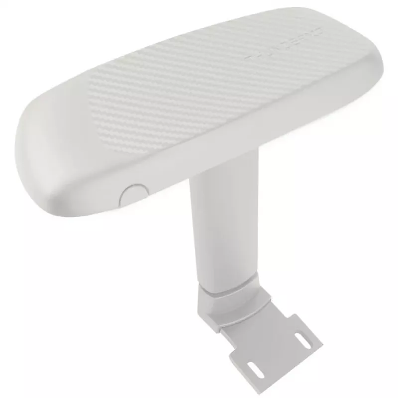 Ergonomiskais biroja krēsls thunder x3 TEGC-3073102.B1 — balta un zila apdare, regulējami roku balsti, augsta atzveltne