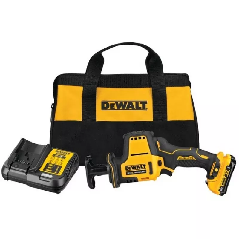 DeWALT DCS312D2-QW zobenzāģis 2800 sitieni/min Melns, Dzeltens