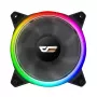 Ventilators darkFlash DR12 PRO 12 cm melns 1200 RPM hidrauliskais gultnis