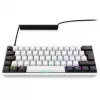 Sharkoon SGK50 S4 tastatūra Mājas USB QWERTZ Vācu Balta RGB LED 60%