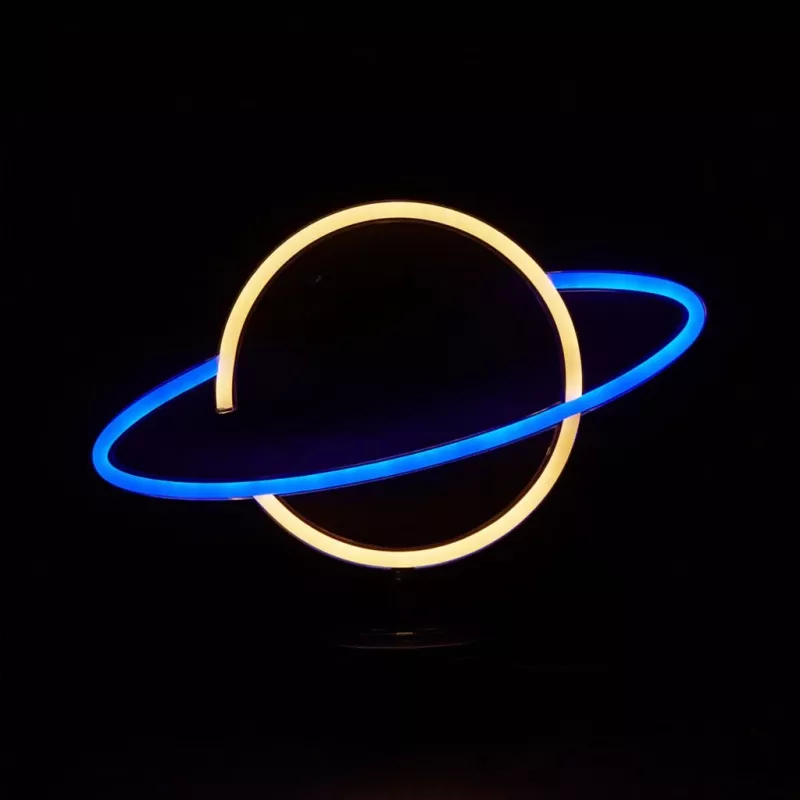 Manta SNL38BLT Style Neon Lights Planet dekoratīvā LED lampa