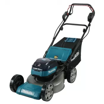 Makita LM001GZ zāles pļāvējs Stumjamais zāles pļāvējs Akumulators Melns, zils