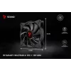 Viss-vienā šķidruma dzesētājs SAVIO BLADE SET 120 mm ventilators 1800 RPM 32 sone Melns