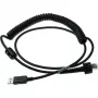 Datalogic - USB kabelis - USB - IP67 - 2,4 m - vīts - saderīgs ar PowerScan PD9630-DC, PD9630-HP, PD9630-SR, PM9600