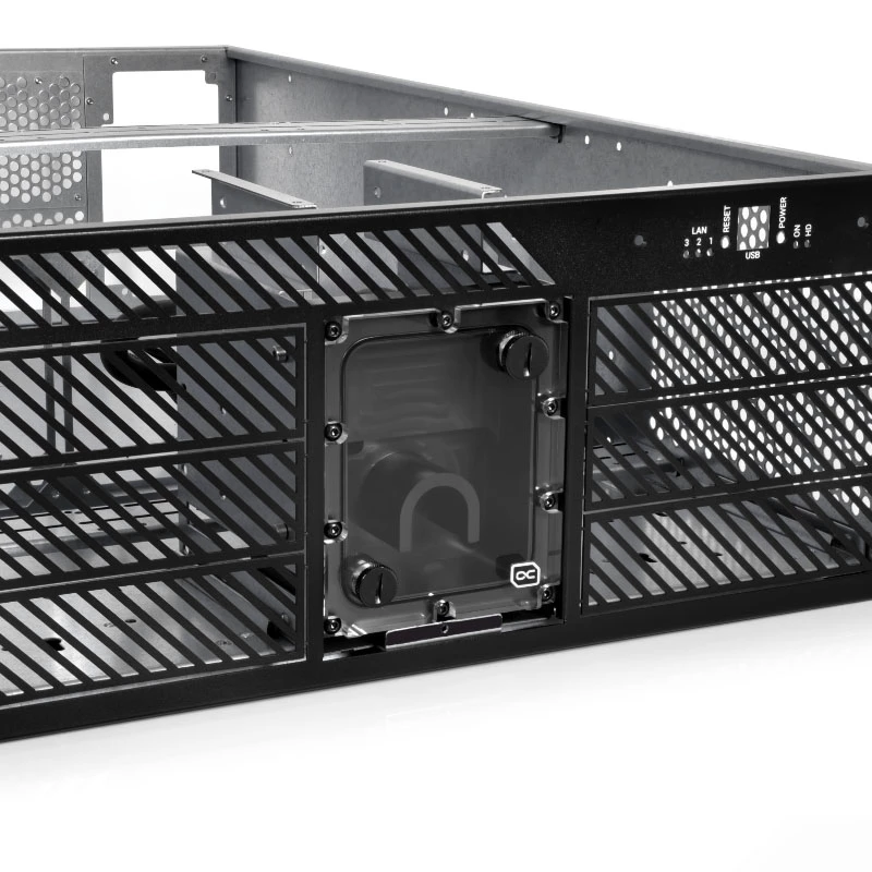 Rezervuārs Alphacool 15392 Acetal Acrylic Melns 101,2x121,6x70 mm