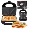 ELDOM Sandwich RUDDY, 750 W, granīta plāksnes