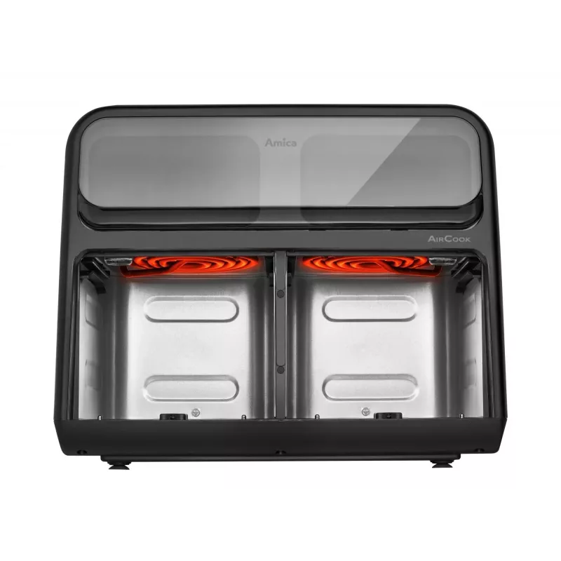 Gaisa fritieris AMICA AFM7020 melns — 700W jauda, 3,5L ietilpība