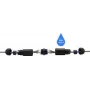 Renkforce RJ45 tīkla adapteris CAT 6 [1x RJ45 ligzda - 1x RJ45 ligzda] melns (RF-4533938)