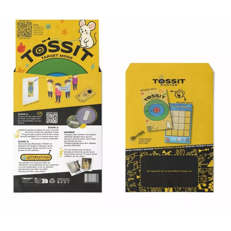 TOSSIT mērķa dēlis – Mērķis & Desiņas