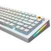 GLORIOUS GPBT aizmugurgaismojamās tastatūras vāciņi — PBT baltā krāsā, ANSI izkārtojums