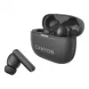 Canyon CNS-TWS10BK Austiņas un Mikrofons True Wireless Stereo (TWS) Iekšauss Zvanu/mūzikas/sporta/ikdienas lietošanai USB Type-C Bluetooth Melns (CNS-TWS10BK)