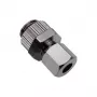 Kompresijas savienotājuzmava vara caurulēm, Koolance NZL-CU06 — 6 mm OD caurulēm uz G 1/4 collas BSPP, sudraba