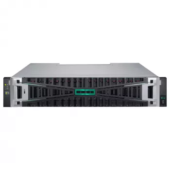 HPE MSA 2070 SFF 2x10/25GbE iSCSI 4-portu kontrolieris ar 12x3,84TB SSD un 4x10Gb iSCSI raiduztvērējiem 46TB krātuves masīvs