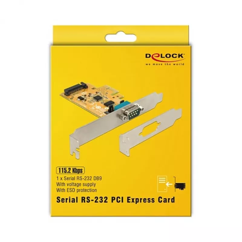Iekšējais RS-232 adapteris DeLOCK 90293