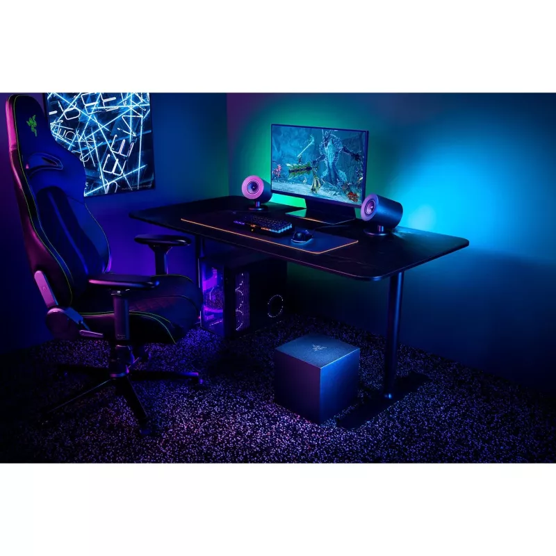 Pilna diapazona skaļruņu sistēma Razer Nommo V2 2.1 kanāli
