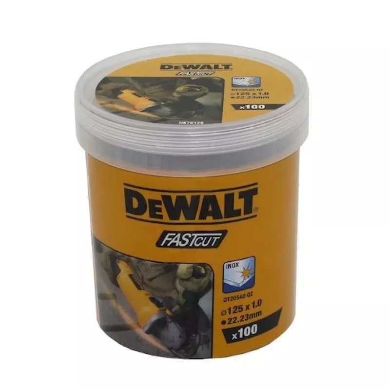 Slīpēšanas disks DeWALT DT20540-QZ ar plakanu centru dzelzs, metāla un nerūsējošā tērauda apstrādei