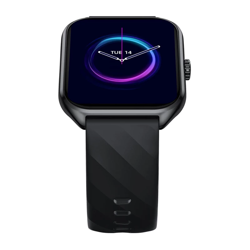 Viedpulkstenis Zeblaze GTS 4 — 1,94 collas (4,93 cm) AMOLED, 466×466 px, skārienjutīgs, Wi‑Fi, silikona siksniņa, melns