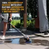 Batavia B.V. | 18V Twin Brush - Bezvadu bezsuku teleskopiskais tīrīšanas suku komplekts, bez akumulatora un lādētāja | IPX7