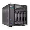Asustor LOCKERSTOR 4 Gen2 (AS6704T) NAS galddators Intel® Celeron® N N5105 4 GB DDR4 0 TB ADM Melns