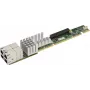 Super Micro Supermicro Add-on Card AOC-UR-i4XT 1U Ultra Riser - tīkla adapteris - 10Gb Ethernet x 4 - paredzēts SuperServer 1028U-TR4T+, 6018U-TR4T+ (AOC-UR-i4XT)