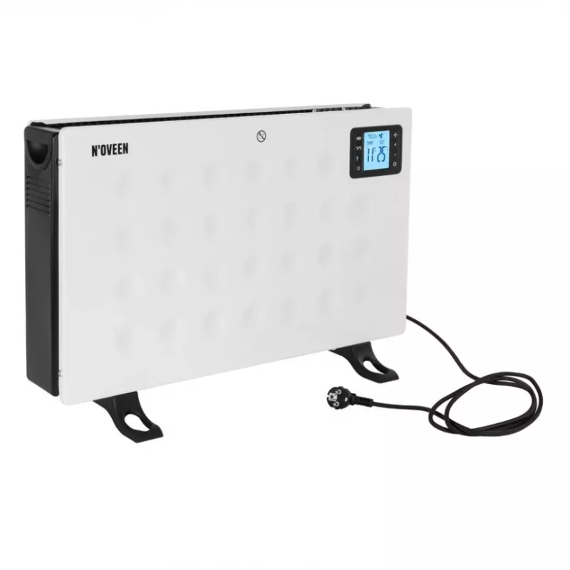 Konvektora elektriskais sildītājs NOVEEN CH8000 — 2000 W, 3 jaudas līmeņi, taimeris, tālvadības pults, balts